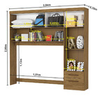 Guarda-roupa Casal Modulado 4 Portas Hercules 4 Portas 4 Gave