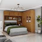 Guarda-roupa Casal Modulado 4 Portas Hercules 4 Portas 4 Gave