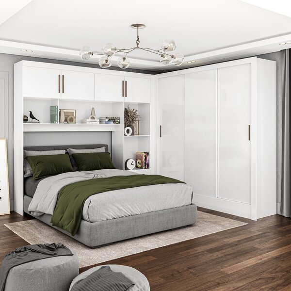 Guarda-roupa Casal Modulado 4 Portas Santiago 3 Portas 5 Gave