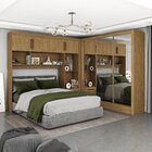 Guarda-roupa Casal Modulado 4 Portas Santiago 3 Portas Premiu