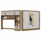 Guarda-roupa Casal Modulado 4 Portas Santiago Com Espelho 3 P