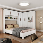 Guarda-roupa Casal Modulado 5 Portas Com Cama Hercules 4 Port