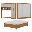 Guarda-roupa Casal Modulado 5 Portas Com Cama Santiago 3 Port