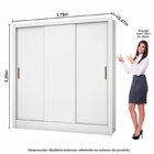 Guarda-roupa Casal Modulado 5 Portas Com Cama Santiago 3 Port