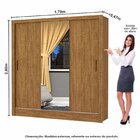 Guarda-roupa Casal Modulado 5 Portas Com Cama Santiago 3 Port