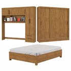 Guarda-roupa Casal Modulado 5 Portas Com Cama Santiago 3 Port