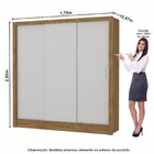 Guarda-roupa Casal Modulado 5 Portas Santiago 3 Portas 5 Gave