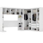 Guarda Roupa Casal Modulado 6 Peças Com Ponte Cabeceira E 2 M