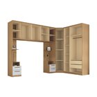 Guarda Roupa Casal Modulado 6 Peças Elegance Angelin/blanc