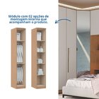 Guarda Roupa Casal Modulado 6 Peças Elegance Com Espelho Ange