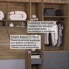 Guarda Roupa Casal Modulado 6 Portas e 6 Gavetas Veneza Lucia