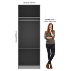 Guarda Roupa Casal Modulado 9 Peças Requinte Branco Line/duna