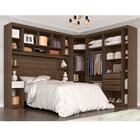 Guarda Roupa Casal Modulado Brenda 4 Peças Ter/nat Móveis Ara