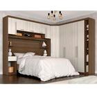 Guarda Roupa Casal Modulado Brenda 4 Peças Ter/nat Móveis Ara