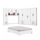 Guarda-roupa Casal Modulado Com Cama Hércules 11 Portas 6 Gav