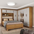 Guarda-roupa Casal Modulado Com Cama Hércules 11 Portas 6 Gav