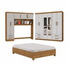 Guarda-roupa Casal Modulado Com Cama Hércules 11 Portas 6 Gav