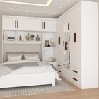 Guarda-roupa Casal Modulado Com Cama Paradise 10 Portas Com E