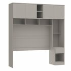 Guarda Roupa Casal Modulado Com Espelho 3 Peças 8 Portas 3 Ga