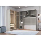 Guarda Roupa Casal Modulado Com Espelho 3 Peças 8 Portas 3 Ga