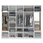 Guarda-roupa Casal Modulado Com Espelho 6 Portas 4 Gavetas Fr