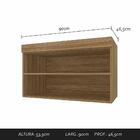 Guarda Roupa Casal Modulado Elsa Boreal - Móveis Arapongas