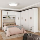 Guarda-roupa Casal Modulado Hércules 11 Portas 6 Gavetas Bran
