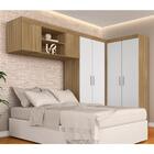 Guarda Roupa Casal Modulado Luana Boreal/branco - Móveis Arap
