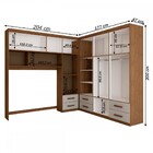 Guarda-roupa Casal Modulado Paradise 10 Portas 6 gavetas frei