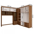 Guarda-roupa Casal Modulado Paradise 10 Portas 6 gavetas frei