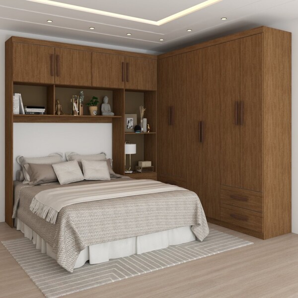 Guarda-roupa Casal Modulado Paradise 10 Portas 6 gavetas frei