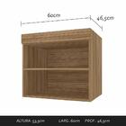 Guarda Roupa Casal Modulado Sarah Boreal/branco - Móveis Arap