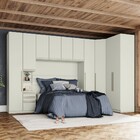 Guarda-roupa Casal Modulado Seletto 10 Portas 3 Gavetas Areia