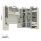 Guarda-roupa Casal Modulado Seletto 9 Portas 9 Gavetas 11 Pra