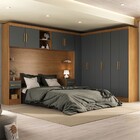 Guarda-roupa Casal Modulado Soberano 11 Portas 5 Gavetas Cina