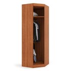 Guarda Roupa Casal Modular Canto 1 Porta Gênova Plus Freijó W