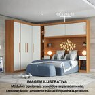 Guarda Roupa Casal Modular Ponte 2 Portas 2 Gavetas Gênova Pl