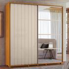 Guarda Roupa Casal Monet Ripado 2 Portas Deslizantes Com Espe