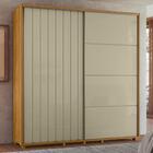 Guarda Roupa Casal Monet Ripado 2 Portas Deslizantes - Madetec