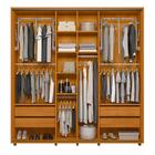 Guarda Roupa Casal Monet Ripado 2 Portas Deslizantes - Madetec