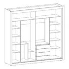 Guarda-roupa Casal Monte Castello 2 Portas Correr Com Espelho