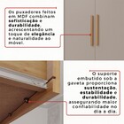 Guarda-roupa Casal Monte Negro 6 Portas 9 Gavetas Com Espelho