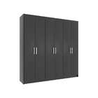 Guarda-roupa Casal Montreal 6 Pt 2 Gv Preto