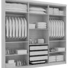 Guarda Roupa Casal Montreal Mapi Móveis 6 Portas 3 Gavetas -