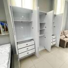 Guarda-roupa Casal Monza 100%mdf 6 Portas 6 Gav Bom Pastor