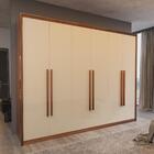 Guarda-roupa Casal Monza 100%mdf 6 Portas 6 Gav Bom Pastor