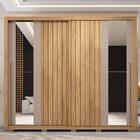 Guarda-roupa Casal Moviment 2 Portas 4 Gavetas Com Espelho Bu