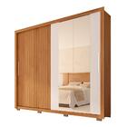 Guarda-roupa Casal Moviment 2 Portas 4 Gavetas Com Espelho Fr