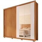 Guarda-roupa Casal Moviment 2 Portas 4 Gavetas Com Espelho Fr