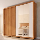 Guarda-roupa Casal Moviment 2 Portas 4 Gavetas Com Espelho Fr